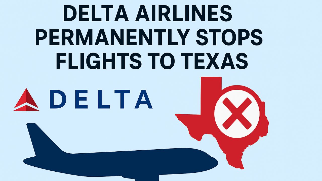 Delta AirLines permanently Stops Flights to Texas: Full Updates