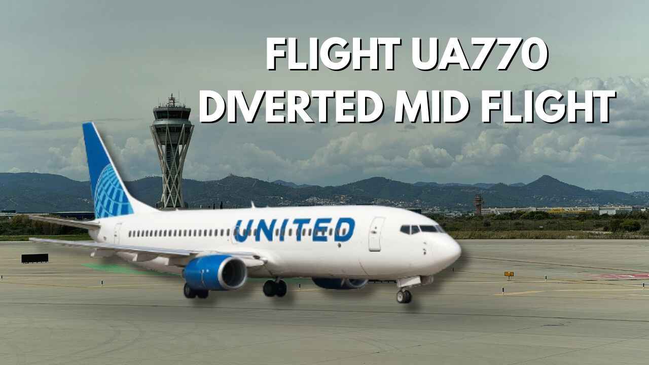 United Airlines Flight UA770 Was Diverted Midway on May 27
