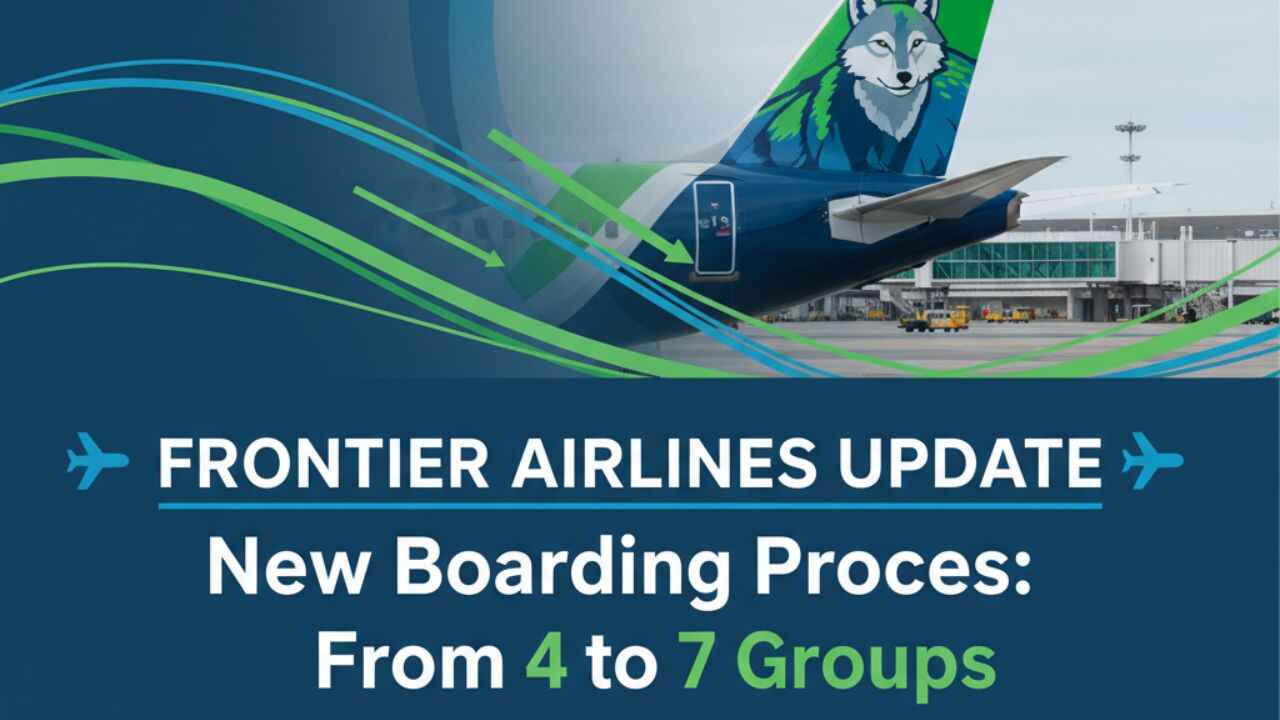 Frontier airlines announces three new boarding groups for smooth travel
