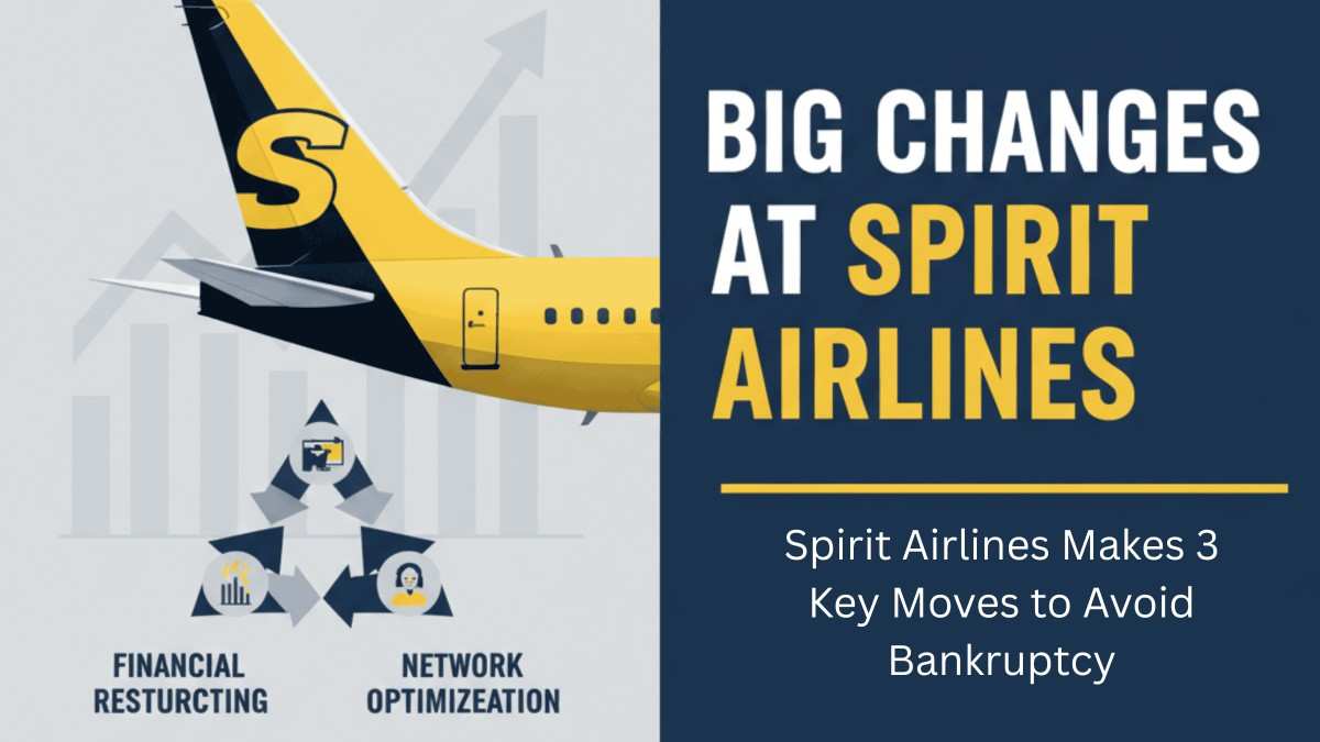Spirit Airlines Makes 3 Key Moves to Avoid Bankruptcy